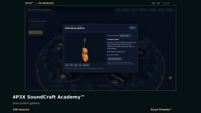 Frame from the SoundCraft Academy development showcase