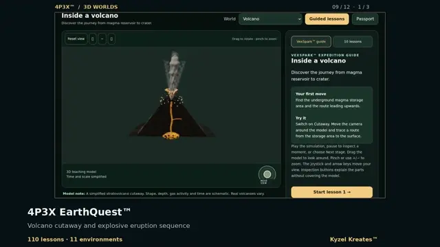 Frame from the EarthQuest development showcase